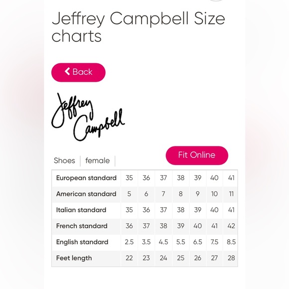 Vintage Jeffrey Campbell platform chunky heels 36 preowned fits like a 5.5 6 - Picture 13 of 13